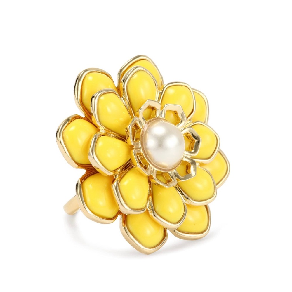 $78 Kate Spade sweet zinnia yellow ring